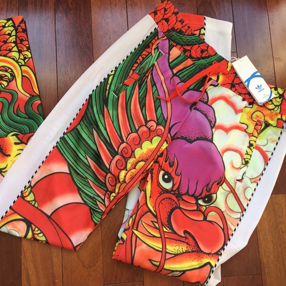 ADIDAS Women’s Rita Ora Dragon Print Pants Size S - Picture 8 of 11